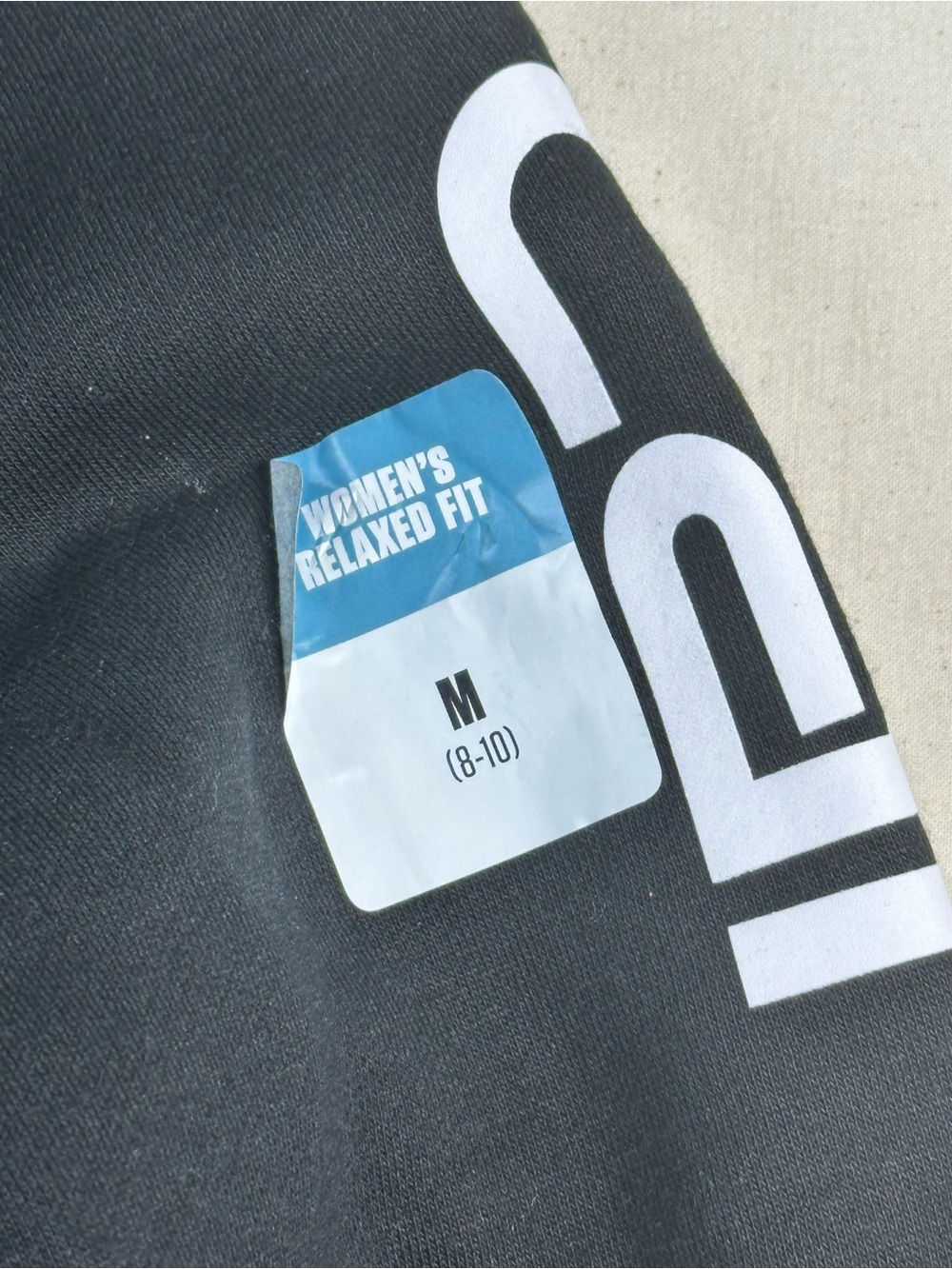 Carhartt Women's Relaxed Fit Midweight Logo Sleeve Graphic Hoodie Medium Black - Picture 2 of 5